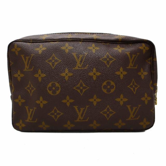 LOUIS VUITTON Authentic Vintage M47524 Monogram Trousses Toilette 23 Makeup Cosmetic Pouch