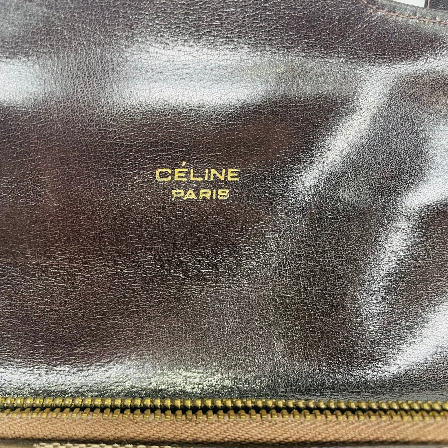 CELINE Authentische Vintage C Macadam Umhängetasche 