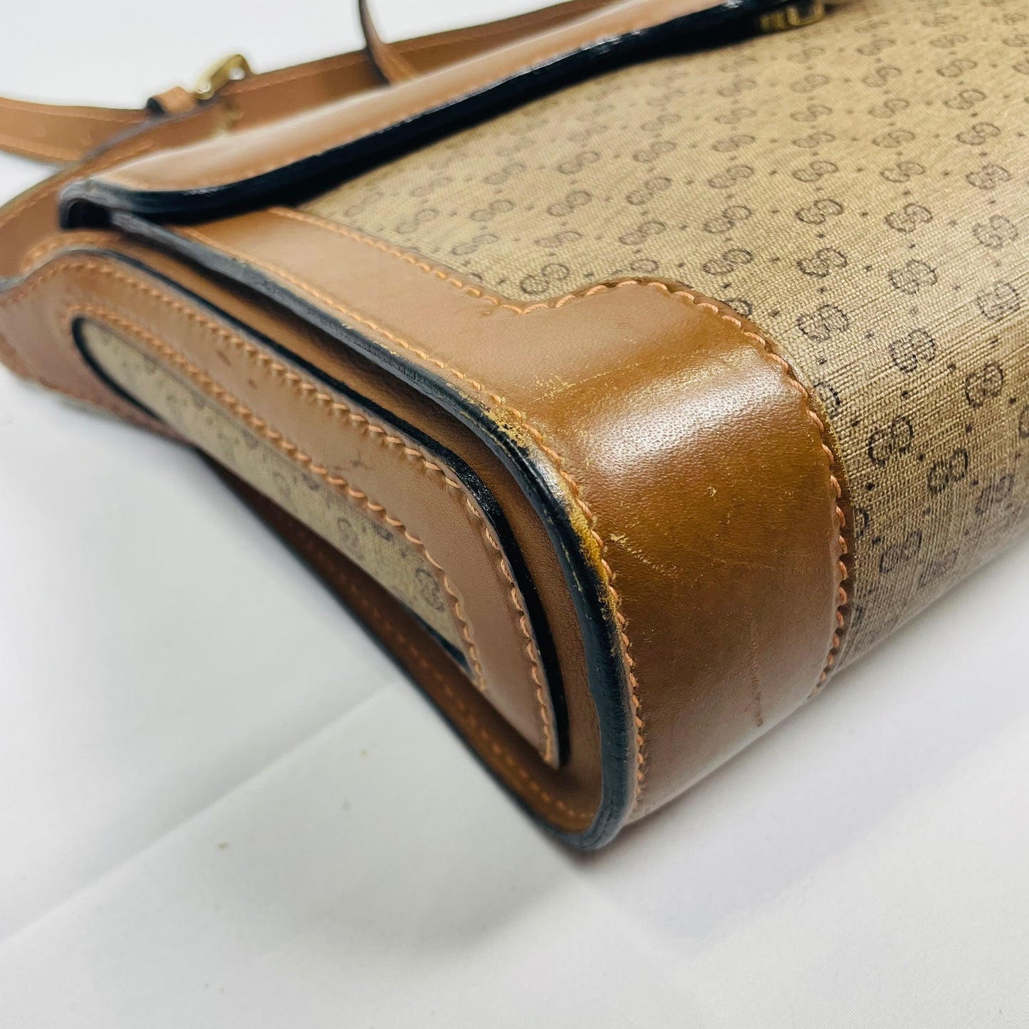 GUCCI Authentische Vintage Micro GG Umhängetasche Made in Italy