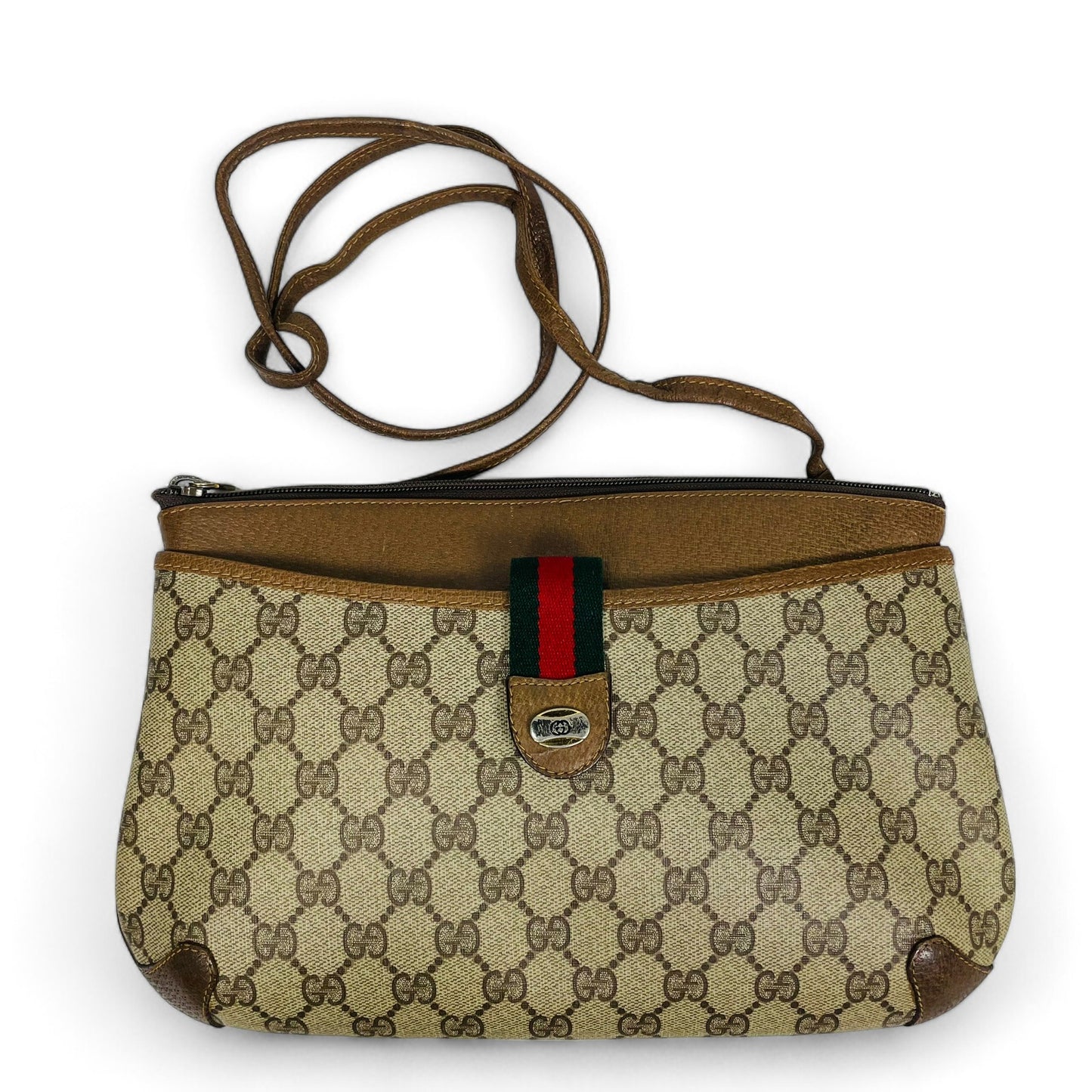 GUCCI Authentische Vintage Sherry Line Schultertasche Made in Italy