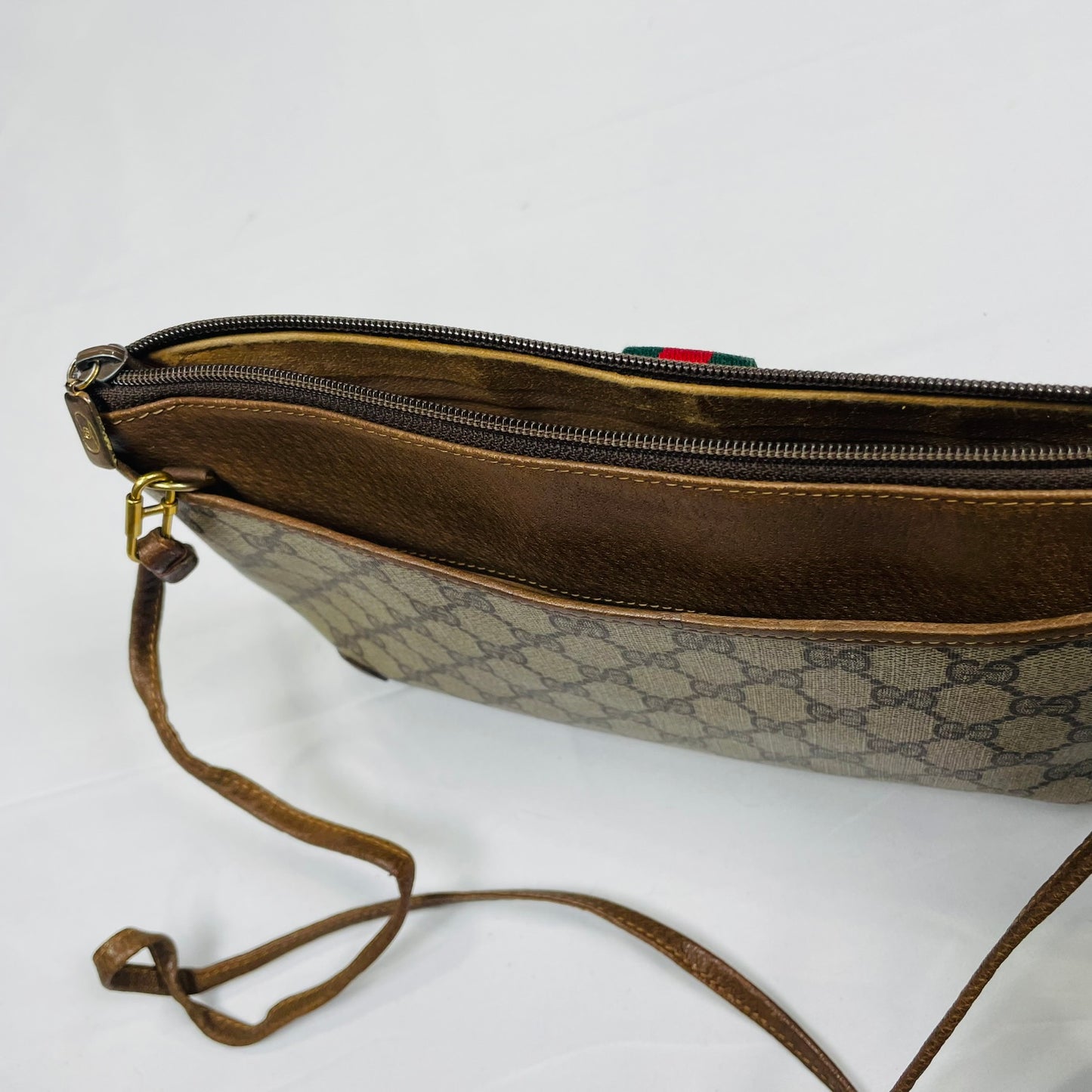 GUCCI Authentische Vintage Sherry Line Schultertasche Made in Italy