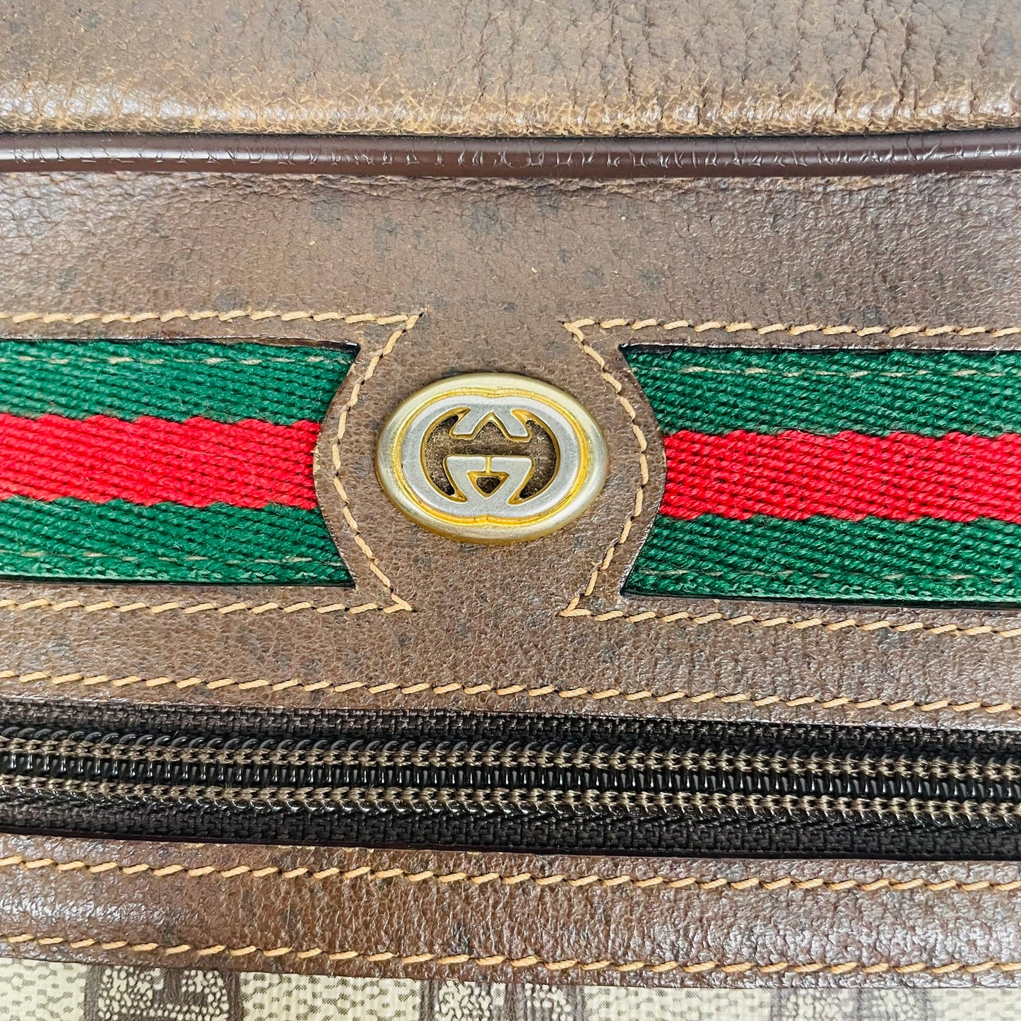 GUCCI 正品复古 GG Spreme Sherry Line 肩包 意大利制造