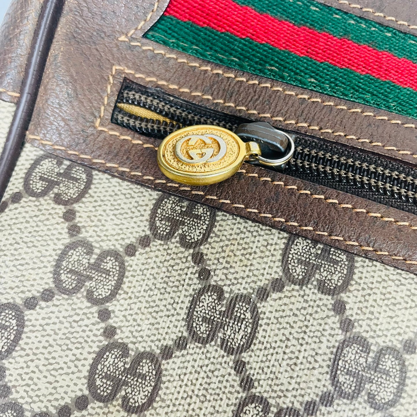 GUCCI 正品复古 GG Spreme Sherry Line 肩包 意大利制造