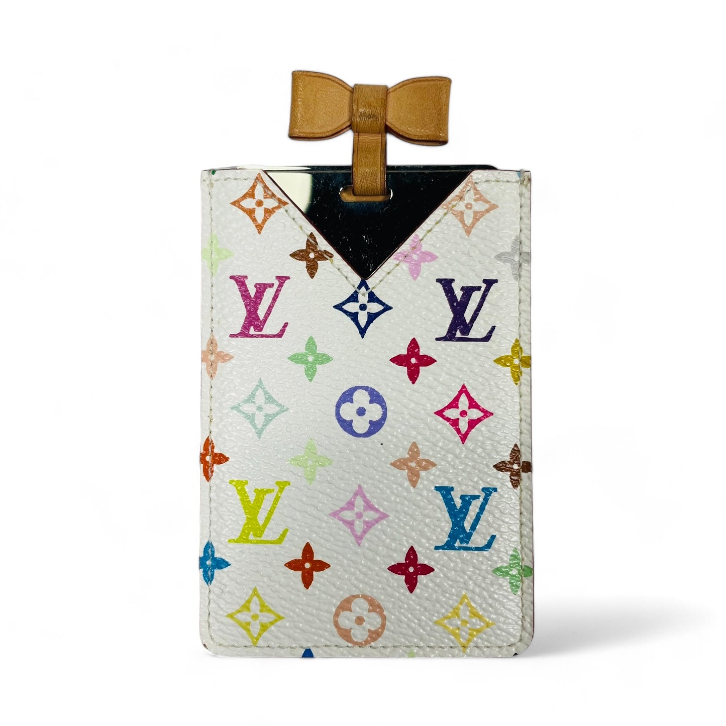 LOUIS VUITTON Authentisches Vintage Etui Miroir Compact Monogramm Multicolor Made in France 