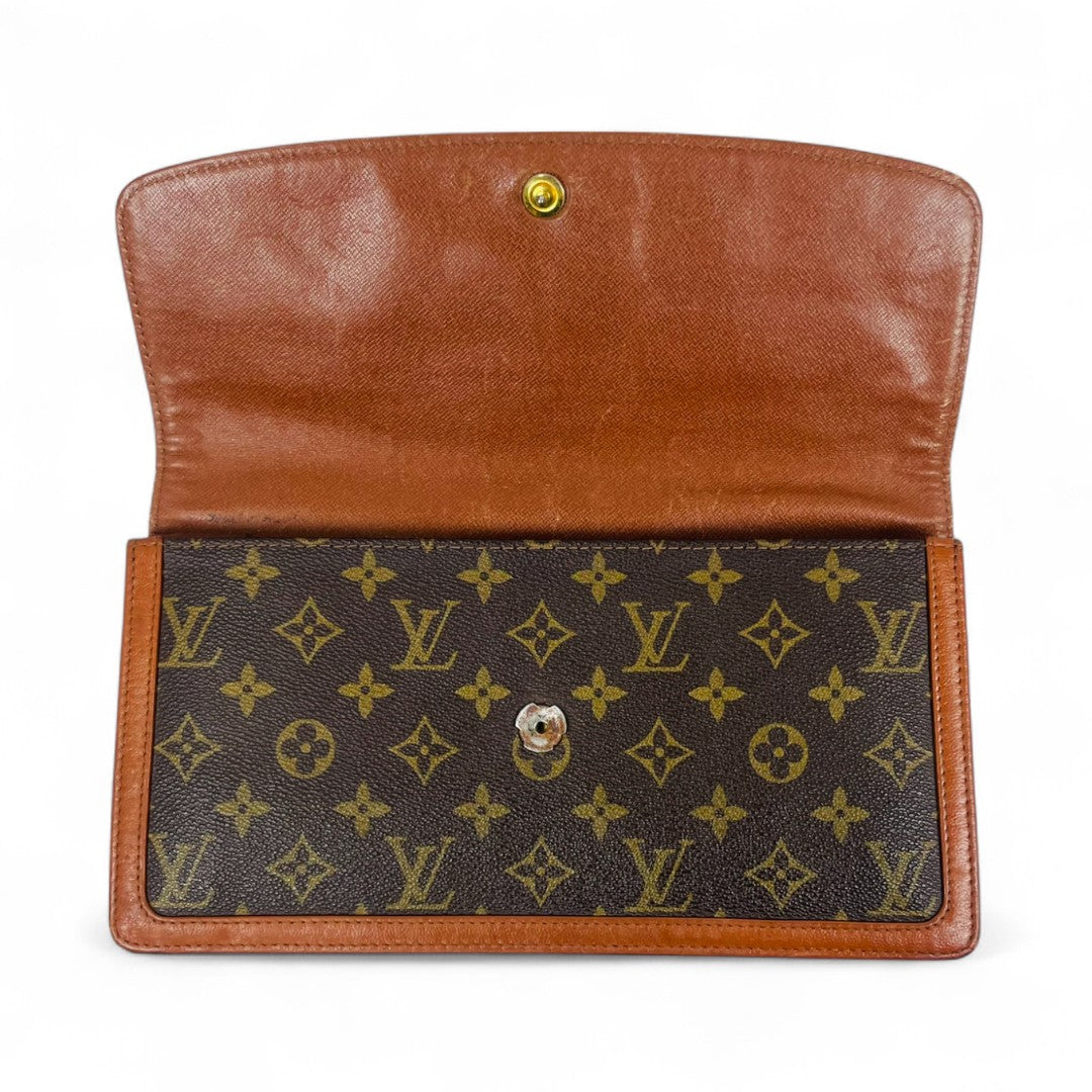 LOUIS VUITTON Monogram Pochette Dame GM Clutch Bag M51810