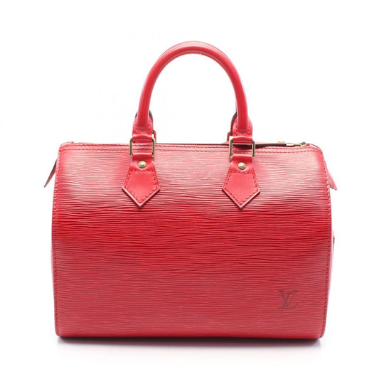 LOUIS VUITTON Monogram Speedy 25 Epi Castilian Red Handbag M43017