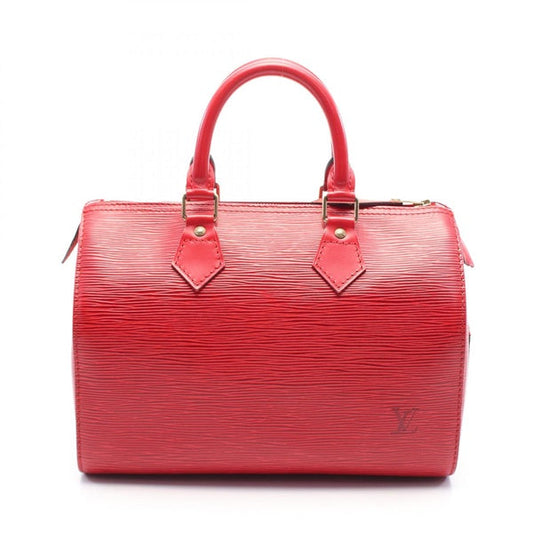 LOUIS VUITTON Monogram Speedy 25 Epi Castilian Red Handbag M43017