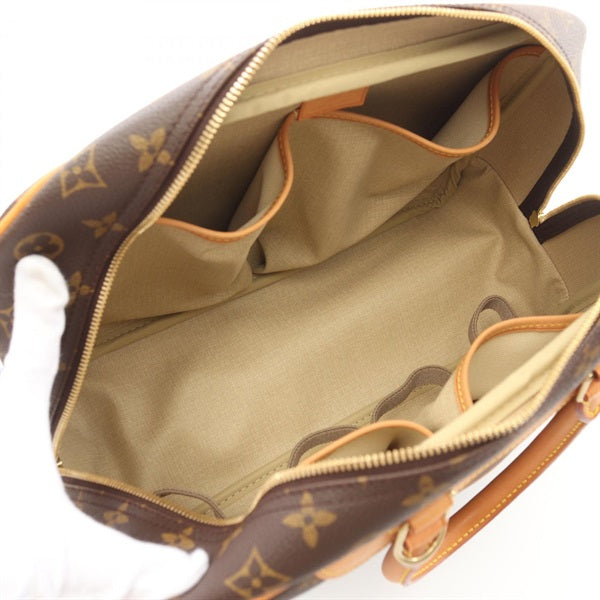 LOUIS VUITTON Monogram Deauville Bowling Vanity Handbag M47270