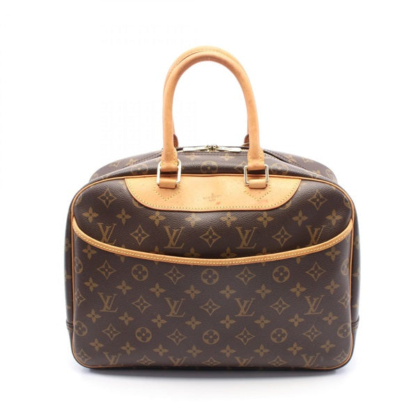 LOUIS VUITTON Monogram Deauville Bowling Vanity Handbag M47270