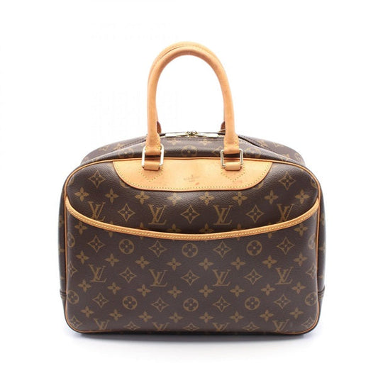 LOUIS VUITTON Monogram Deauville Bowling Vanity Handbag M47270