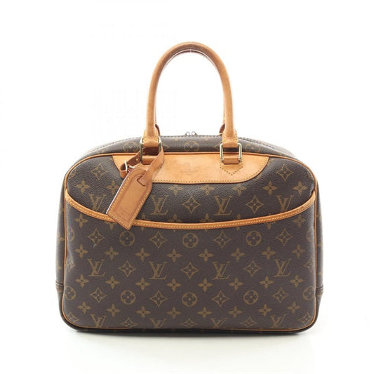 LOUIS VUITTON Monogram Deauville Bowling Vanity Handbag M47270