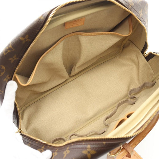 LOUIS VUITTON Monogram Deauville Bowling Vanity Handbag M47270