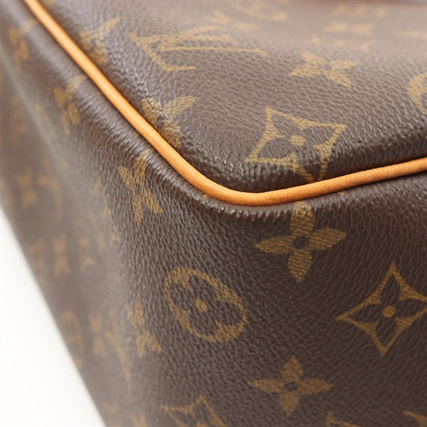 LOUIS VUITTON Monogram Deauville Bowling Vanity Handbag M47270