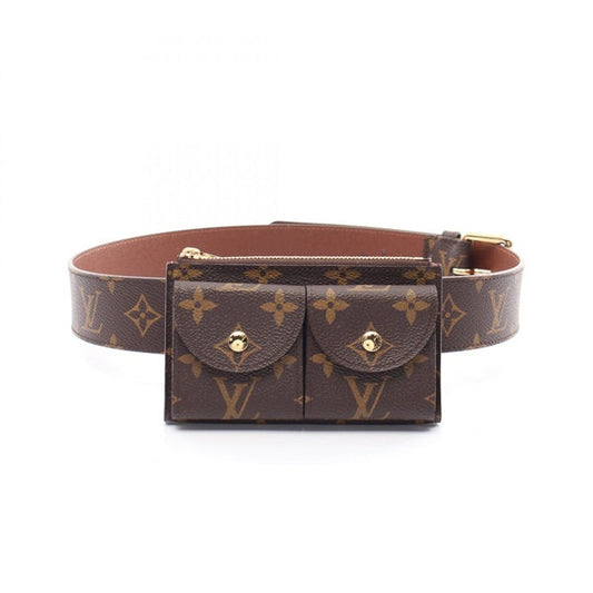 LOUIS VUITTON Monogram Ceinture Pochette Duo Waist Bag M9836