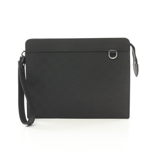 LOUIS VUITTON Monogram Stand Pouch Clutch Bag N60450