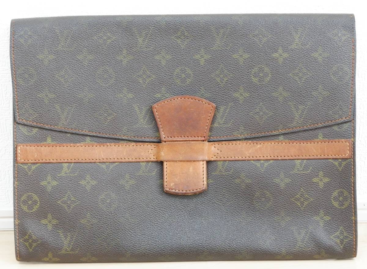 LOUIS VUITTON Monogramm Authentische Vintage Dokumententasche