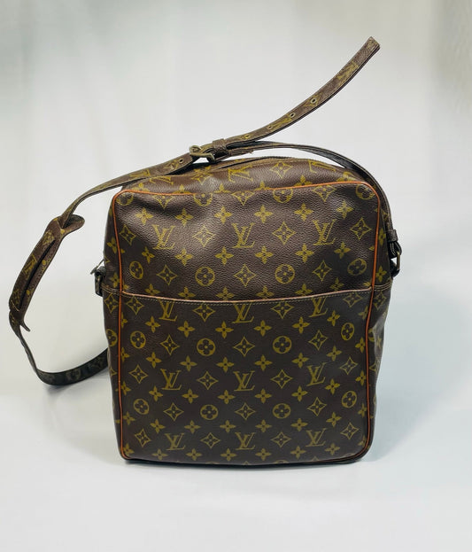 LOUIS VUITTON Monogramm Authentische Vintage Umhängetasche Marceau