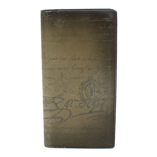 Berluti Santal Flap Long Wallet Purse folio/Venetian leather mens