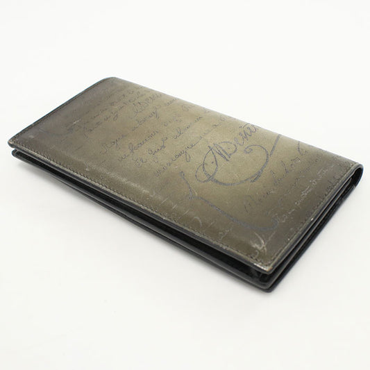 Berluti Santal Flap Long Wallet Purse folio/Venetian leather mens