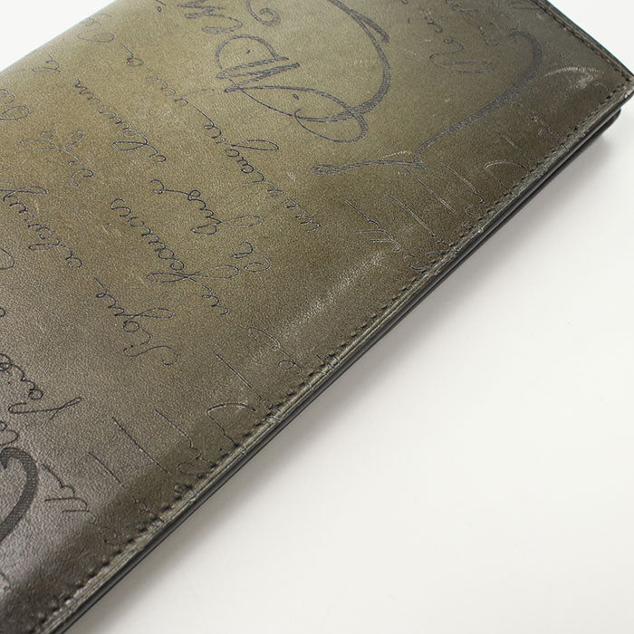 Berluti Santal Flap Long Wallet Purse folio/Venetian leather mens