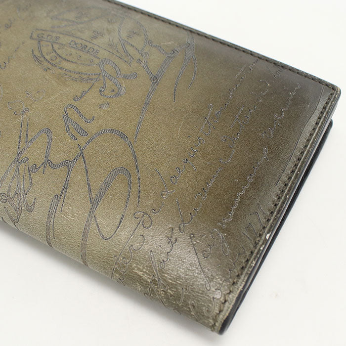 Berluti Santal Flap Long Wallet Purse folio/Venetian leather mens