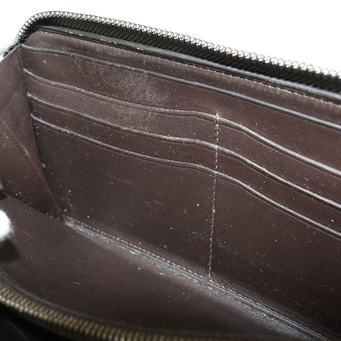 Berluti scritto leather PurseZip Around leather mens