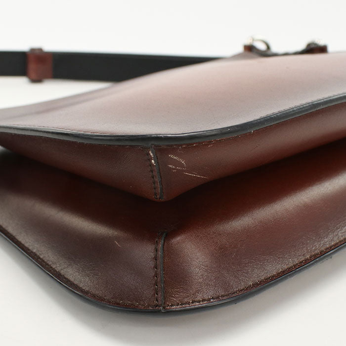 Berluti Sienna Messenger Bag Calligraphy Shoulder Bag leather mens