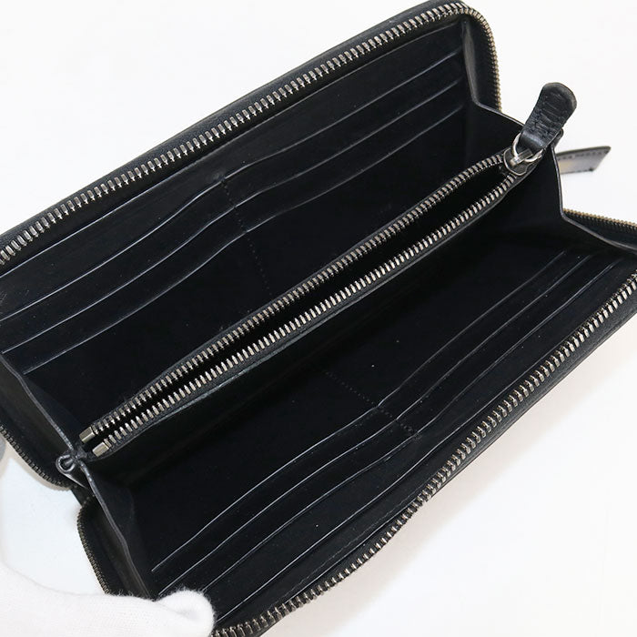Berluti Itauba long zip wallet PurseZip Around/Venetian leather mens