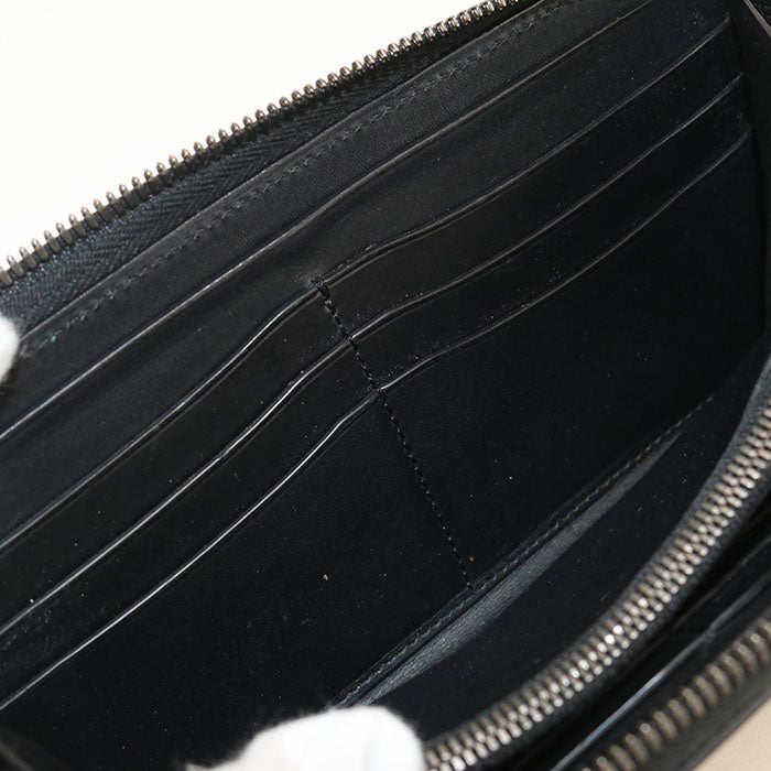 Berluti Itauba long zip wallet PurseZip Around/Venetian leather mens