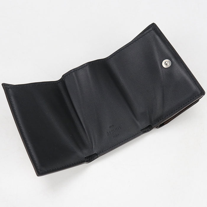Berluti flap compact wallet Akajou Tri-fold wallet/Venetian leather Men's