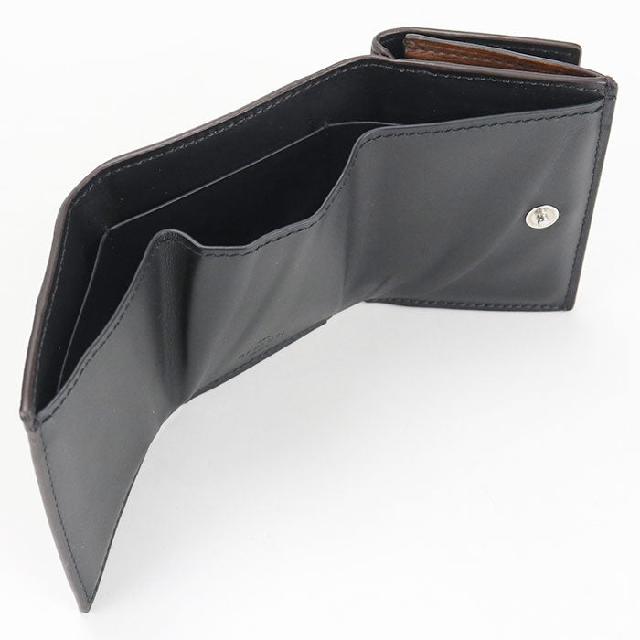 Berluti flap compact wallet Akajou Tri-fold wallet/Venetian leather Men's