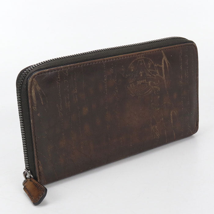 Berluti Long zip wallet Itauba PurseZip Around/Venetian leather Men's