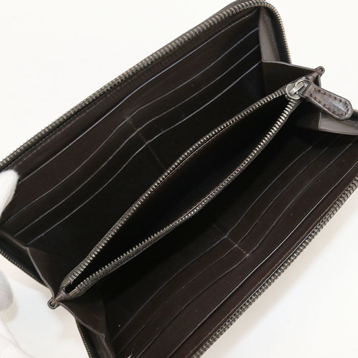 Berluti Long zip wallet Itauba PurseZip Around/Venetian leather Men's