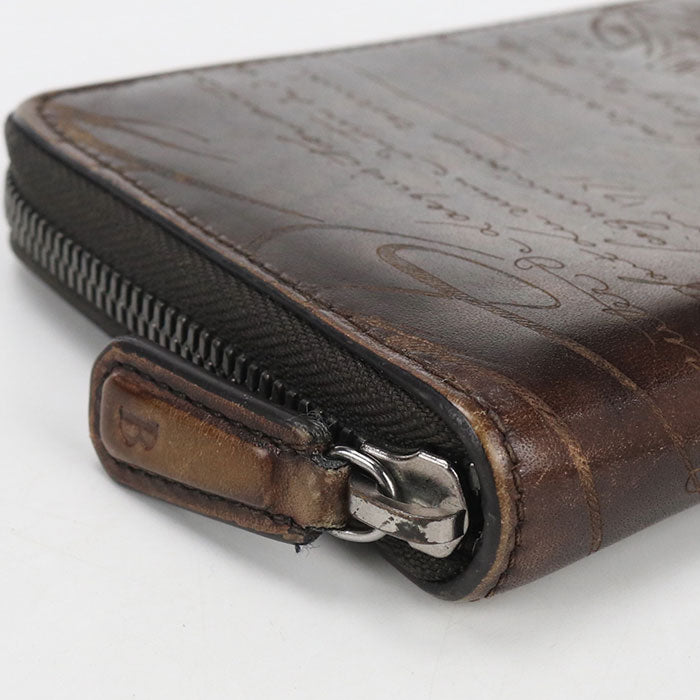 Berluti Long zip wallet Itauba PurseZip Around/Venetian leather Men's