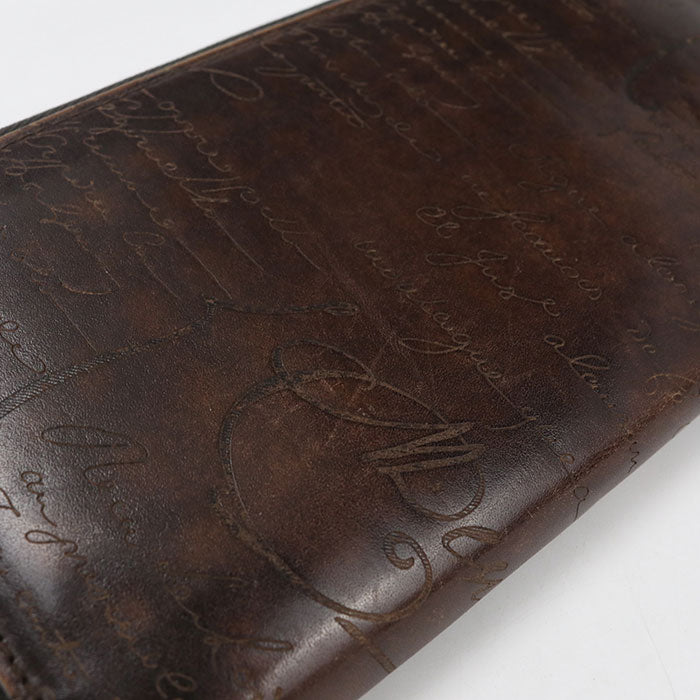 Berluti Long zip wallet Itauba PurseZip Around/Venetian leather Men's