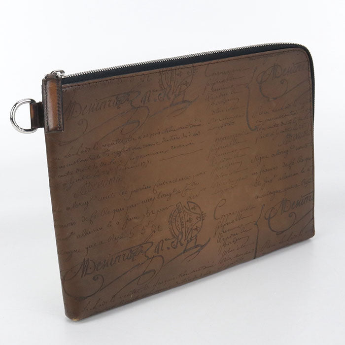 Berluti nino gm clutch Clutch bag/Venetian leather Men's