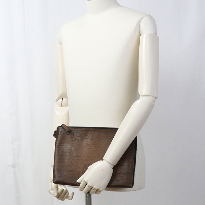 Berluti nino gm clutch Clutch bag/Venetian leather Men's