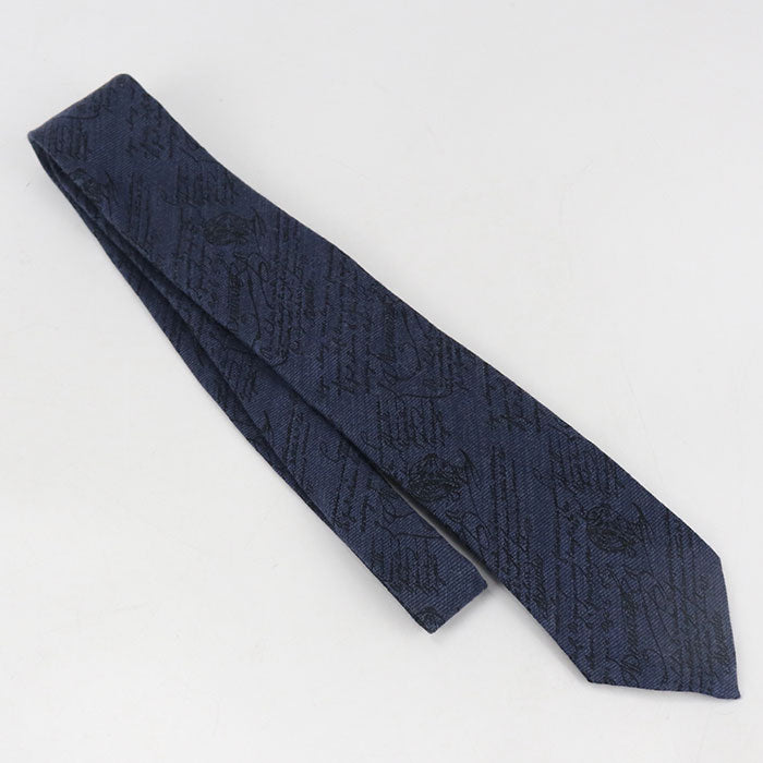 Berluti Scrit Pattern Thailand Classic tie silk Men's