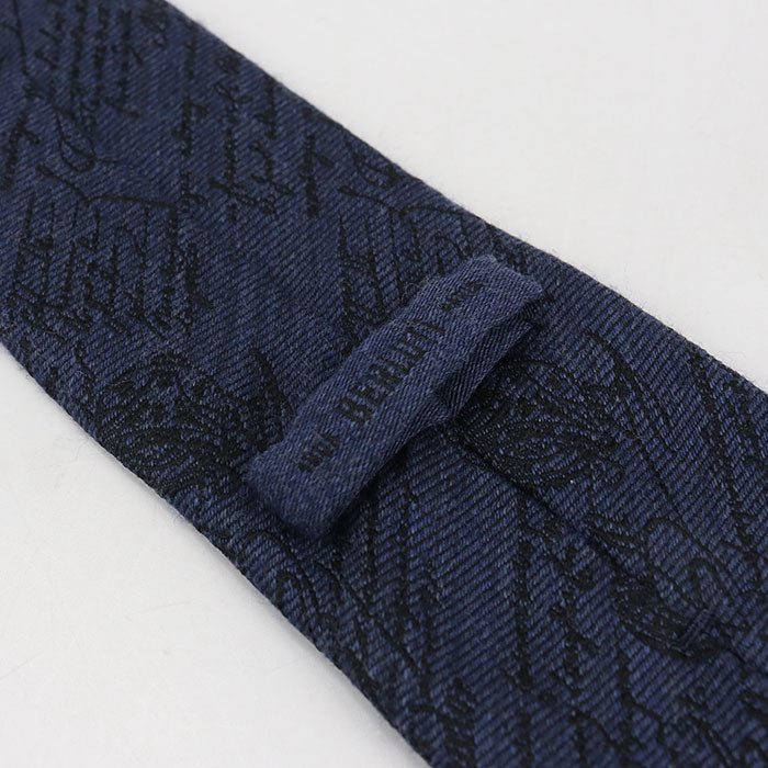 Berluti Scrit Pattern Thailand Classic tie silk Men's