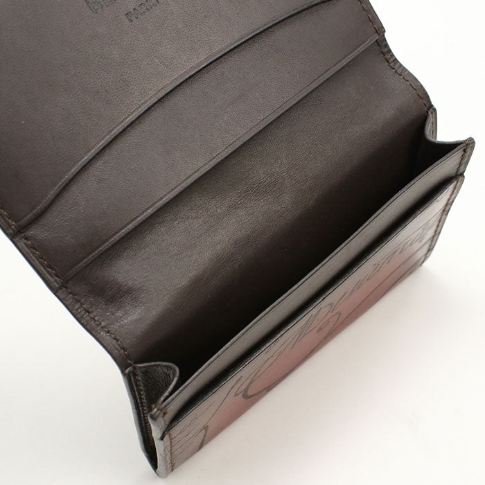 Berluti name card holder leather Men's