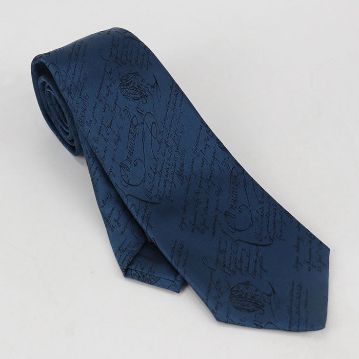 Berluti Classic Scritto Pattern Thailand tie silk Men's