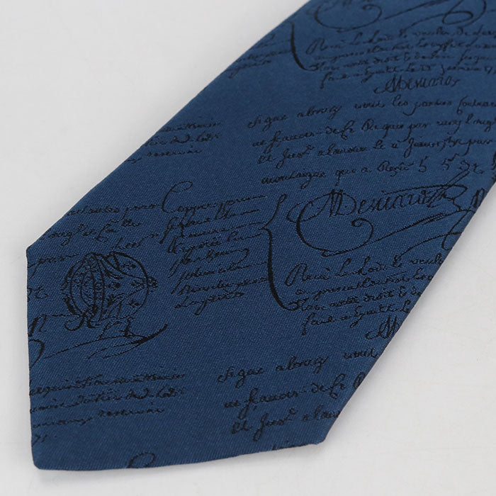 Berluti Classic Scritto Pattern Thailand tie silk Men's