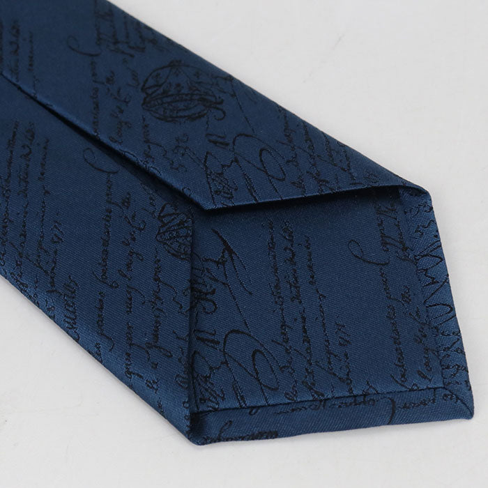 Berluti Classic Scritto Pattern Thailand tie silk Men's