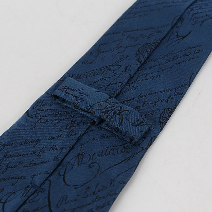 Berluti Classic Scritto Pattern Thailand tie silk Men's
