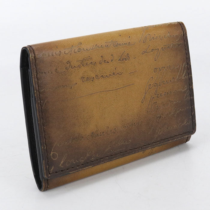 Berluti Imbue Flap Card Holder name card holder/Venetian leather Men's