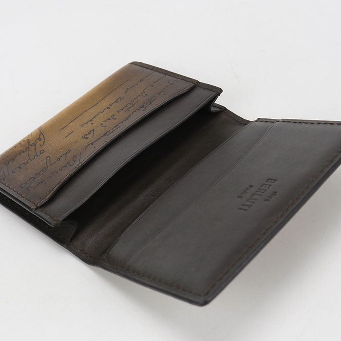 Berluti Imbue Flap Card Holder name card holder/Venetian leather Men's