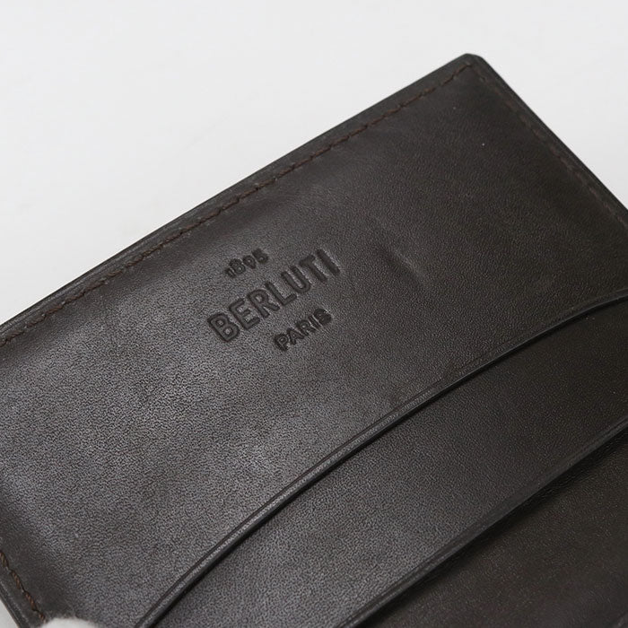 Berluti Imbue Flap Card Holder name card holder/Venetian leather Men's