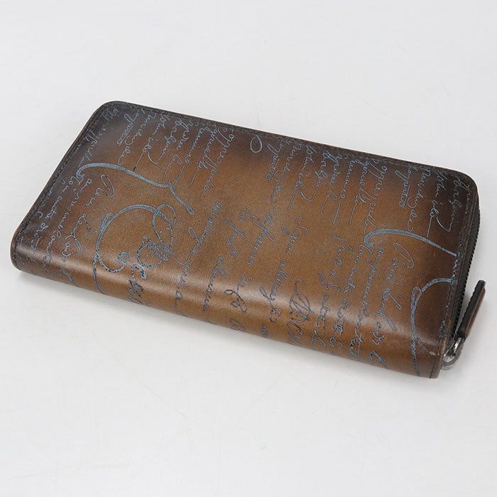 Berluti Long zip wallet Itauba PurseZip Around/Venetian leather Men's