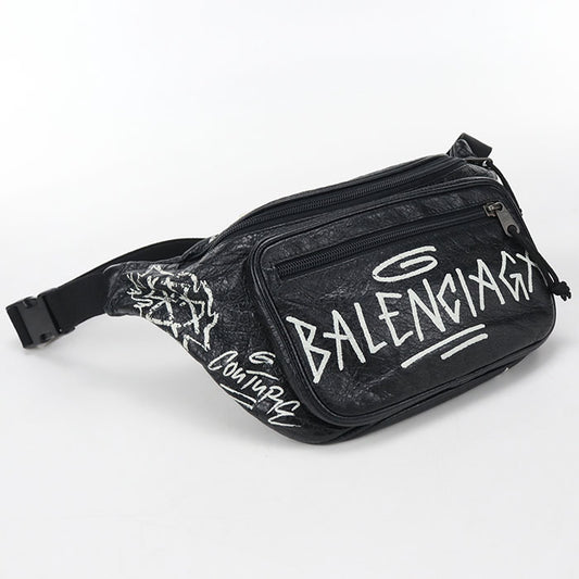BALENCIAGA Belt bag Graffiti 529550 body bag leather Men