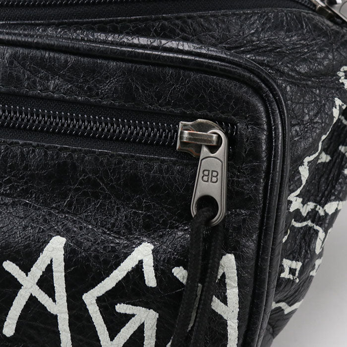 BALENCIAGA Belt bag Graffiti 529550 body bag leather Men
